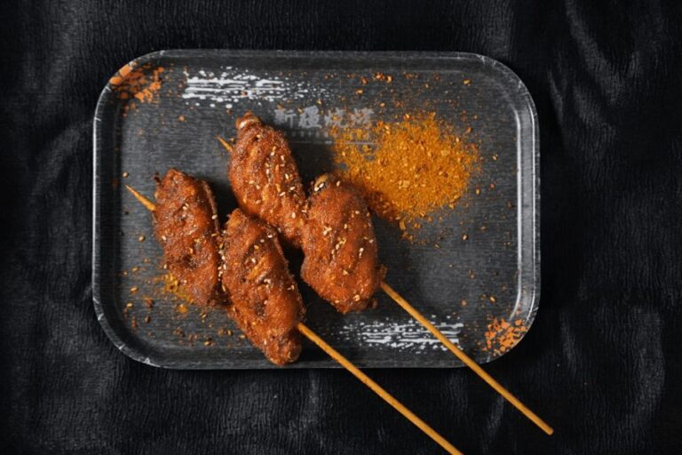 Grilled chicken wings
