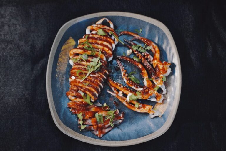Grilled squid