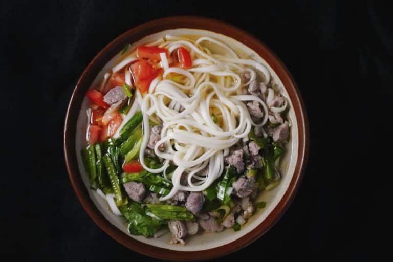 Lamb noodle soup